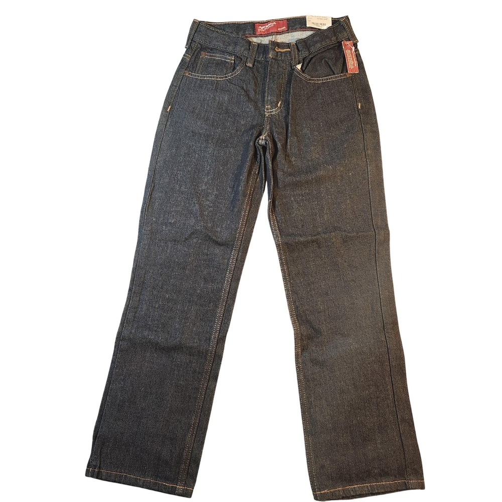 Vintage Arizona Jeans Womens 10 Dark Indigo 530 Original Straight Pants Y2K NEW